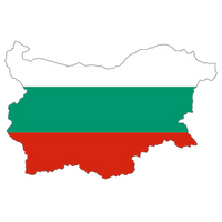 Bulgarische Flagge.