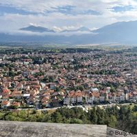 Blick über die Stadt Razlog.